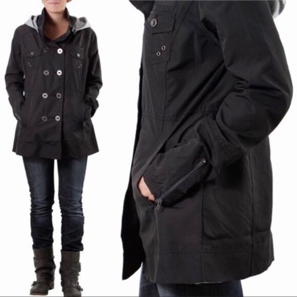 Hurley Jackets & Blazers - 🥳HP🥳Hurley Women's Dark Gray Jacket L